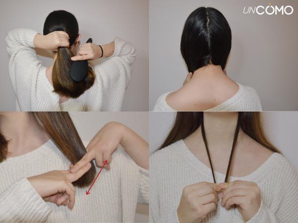 Cómo cortar el pelo recto en casa - Método 4: corte en diagonal para un recto perfecto