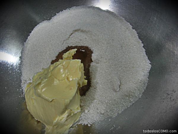 Cupcakes con chispas de chocolate - Paso 1