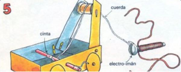 Cómo hacer un camión-grúa magnético - Paso 5