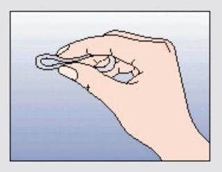 Cómo colocar el anillo mensual - Paso 3