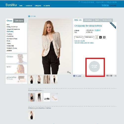 Cómo comprar en bershka.com - Paso 6