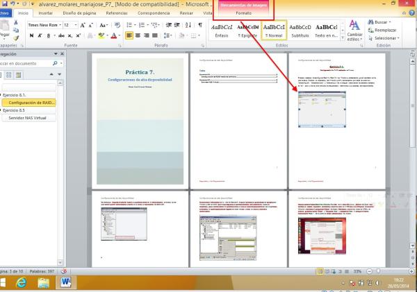 Cómo reducir el tamaño de todas las imágenes a la vez en Word - Paso 1