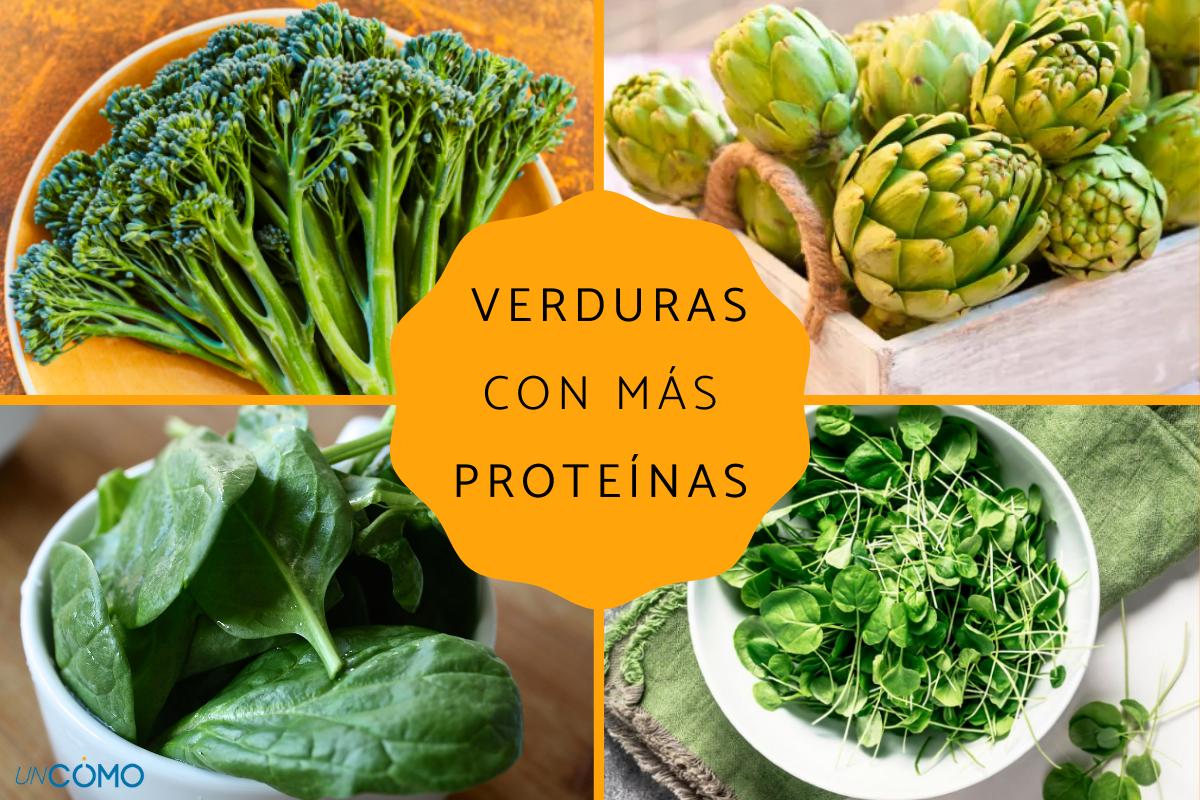 Cuáles son las verduras con más proteínas