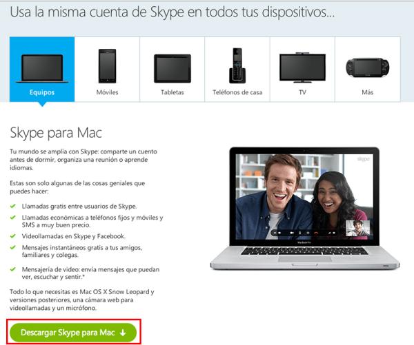 Cómo instalar Skype en Mac - Paso 2